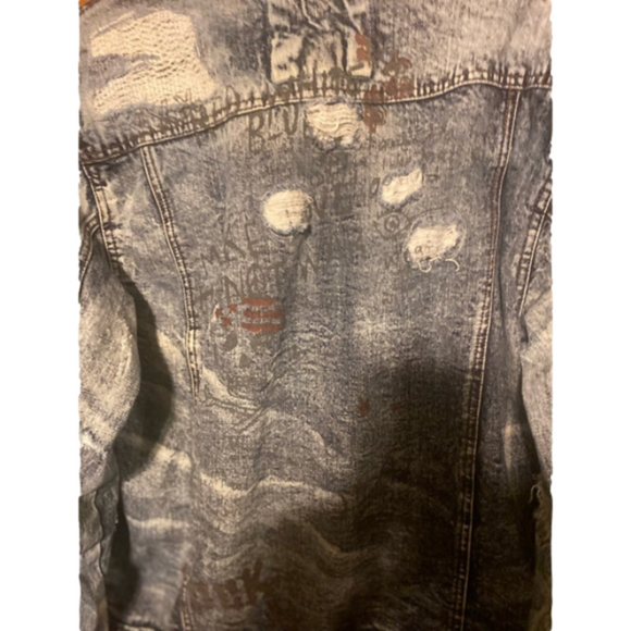 Jordan Craig Legacy Edition Graffiti & Distressed Denim Size Large - Picture 3 of 11